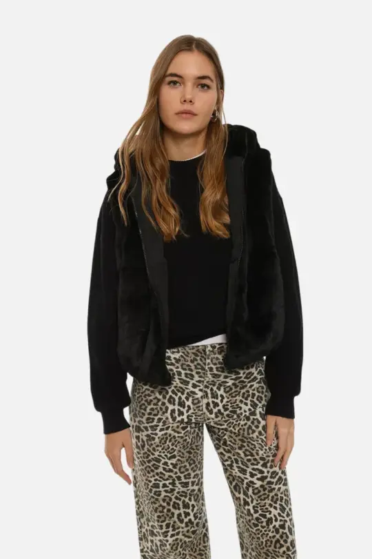 Faux fur gilet