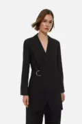 Belted blazer dress