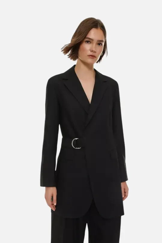 Belted blazer dress