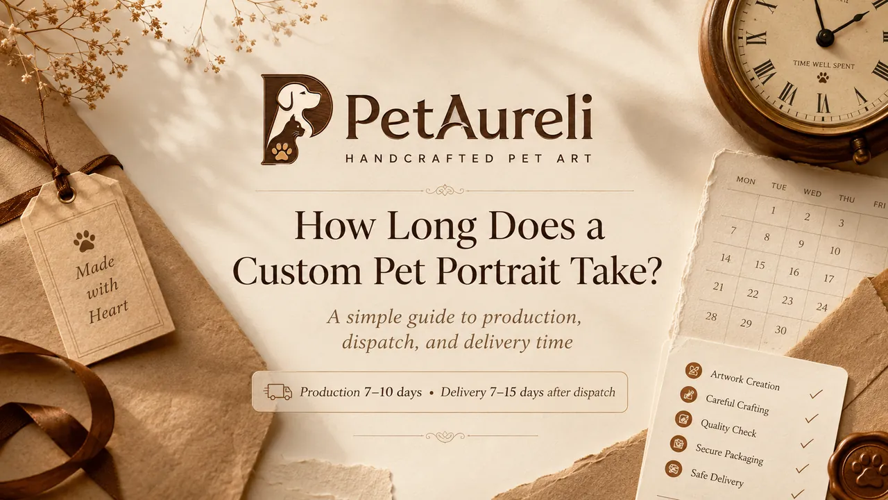 How Long Does a Custom Pet Portrait Take?