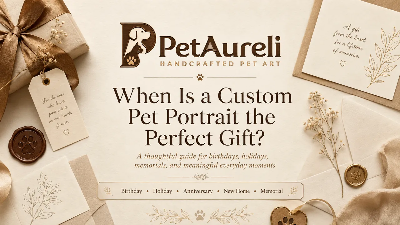 When Is a Custom Pet Portrait the Perfect Gift?