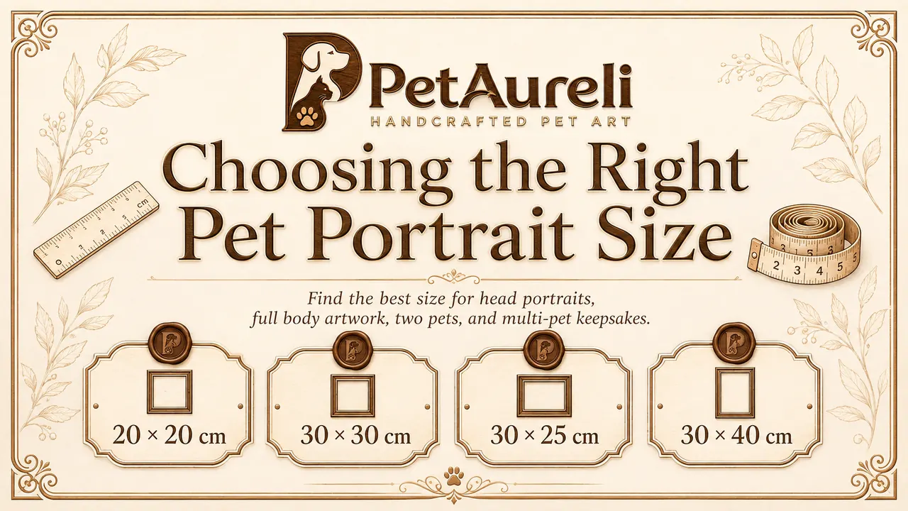 Choosing the Right Pet Portrait Size